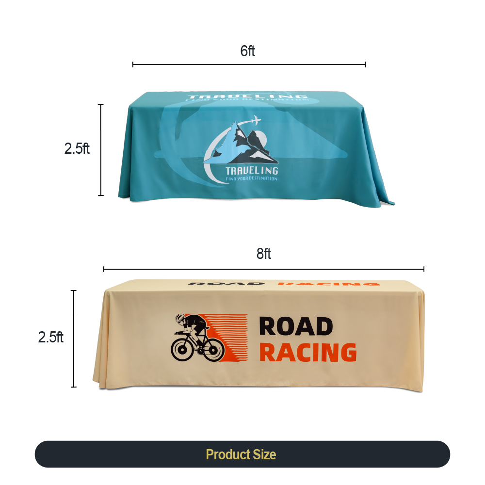 6ft 3-sided Table Cover