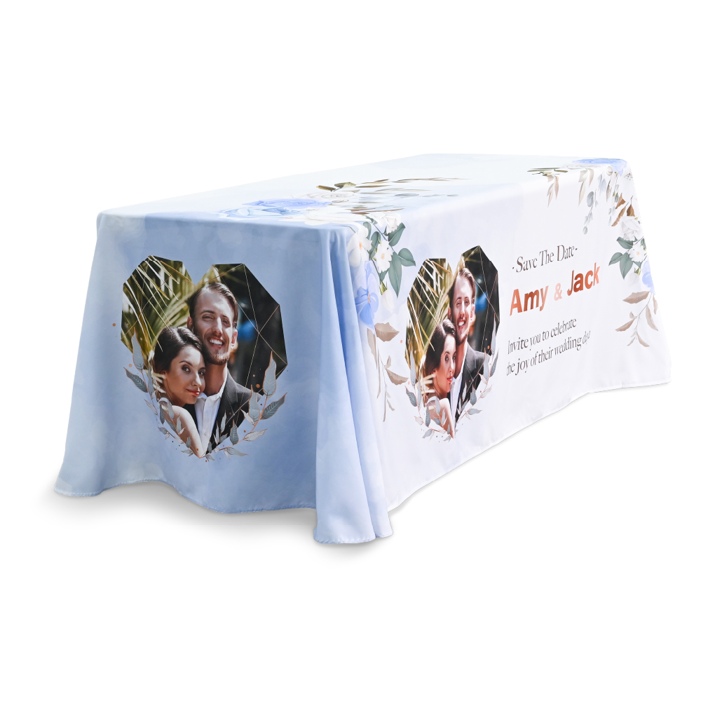 6ft Zipper Back Table Cover