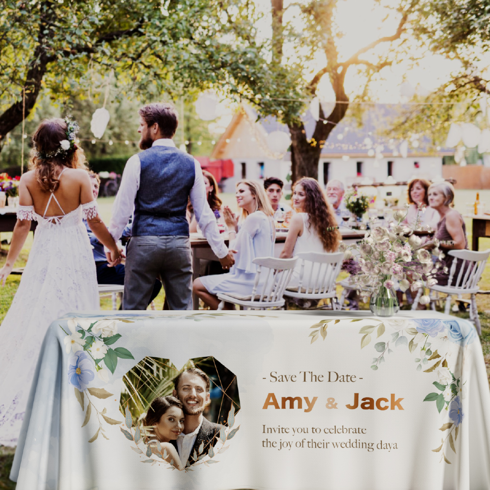 6ft Zipper Back Table Cover