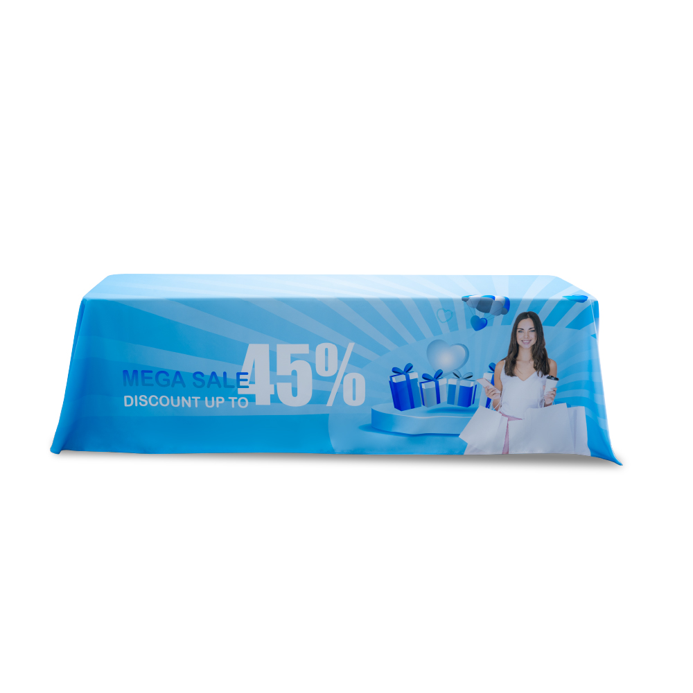 8ft Zipper Back Table Cover
