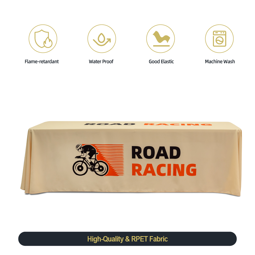 8ft 3-sided Table Cover