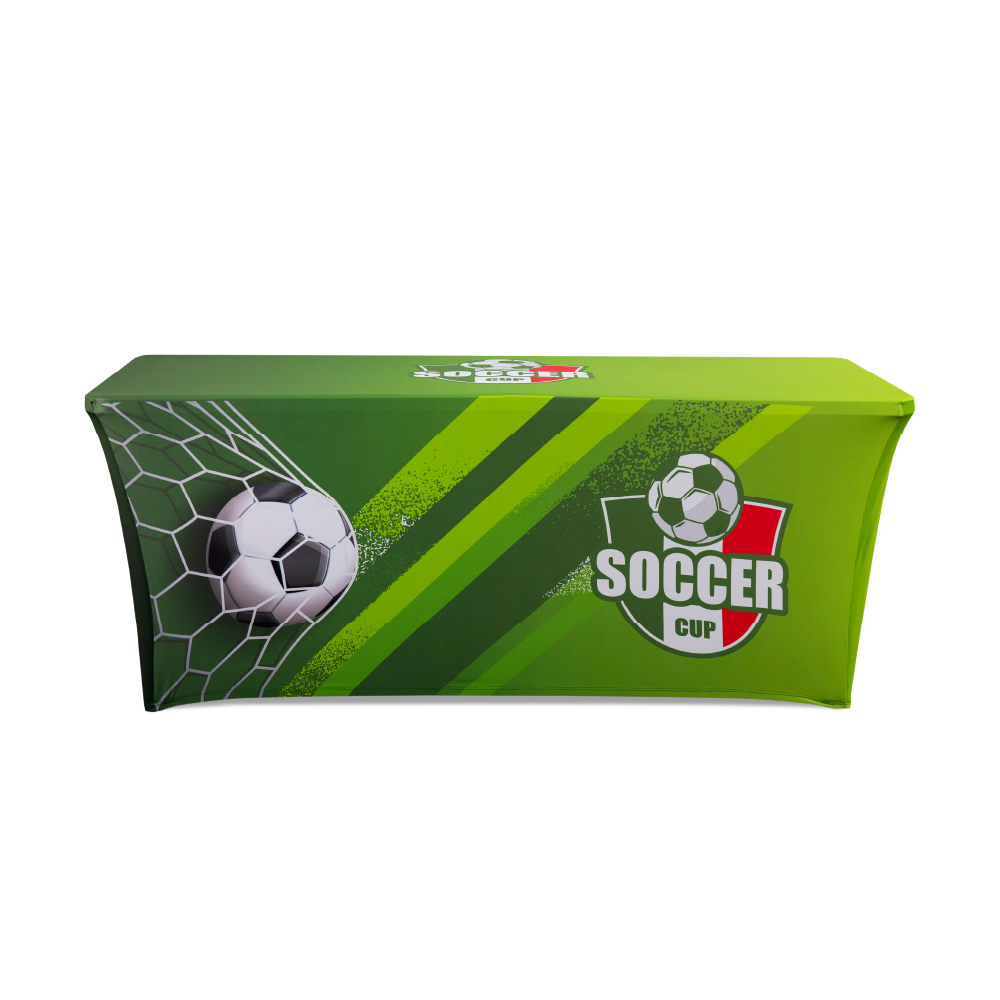 6ft 3-sided Stretch Table Cover