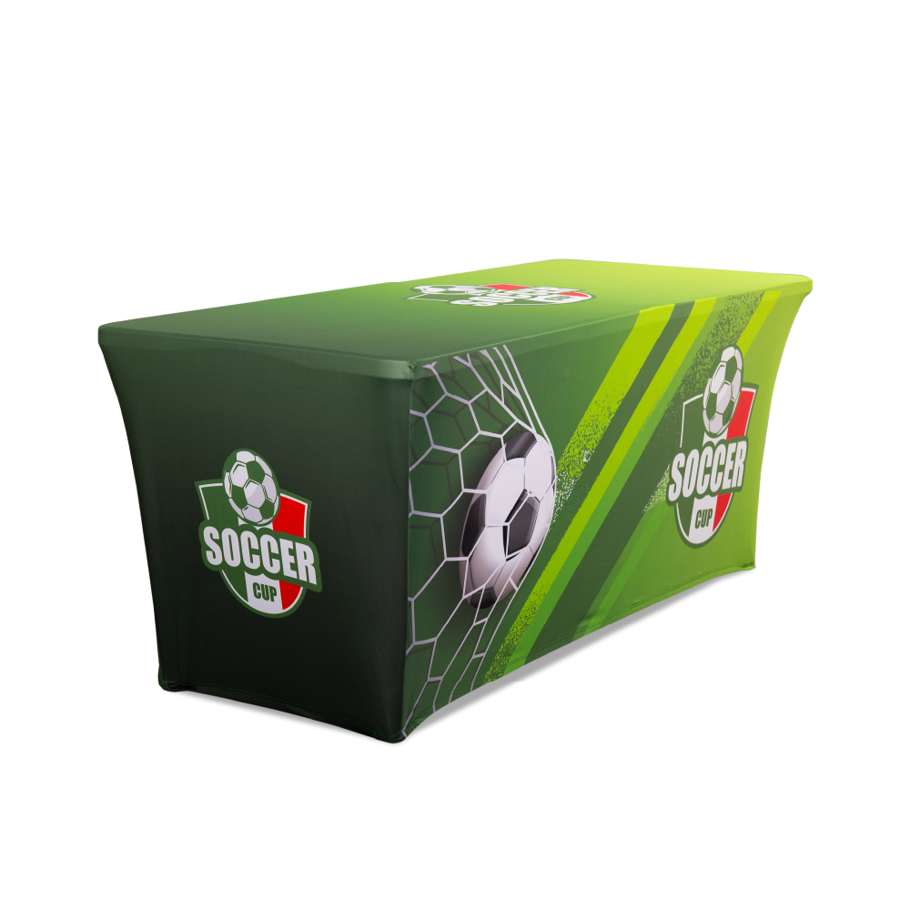 6ft 3-sided Stretch Table Cover