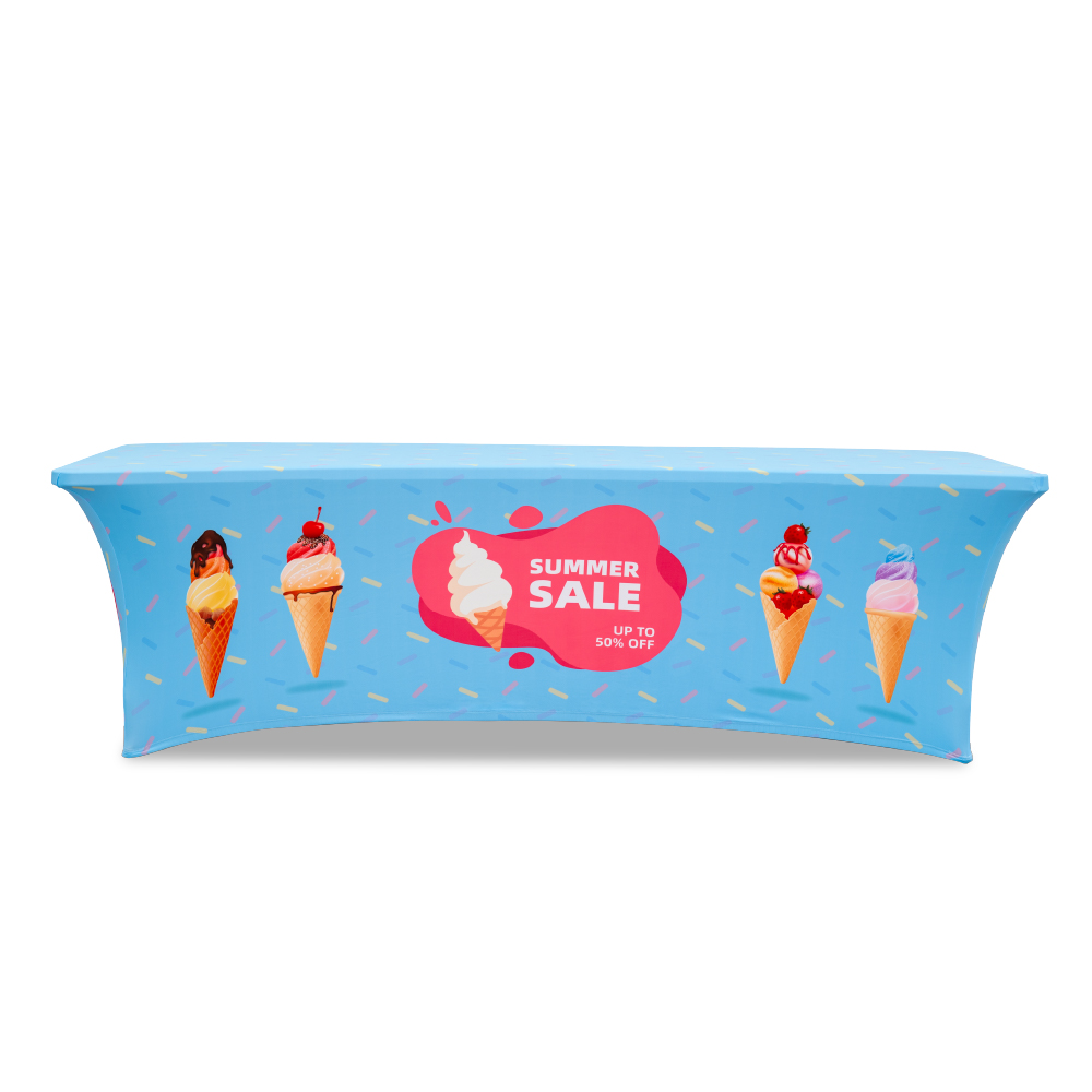 8ft 4-sided Stretch Table Cover