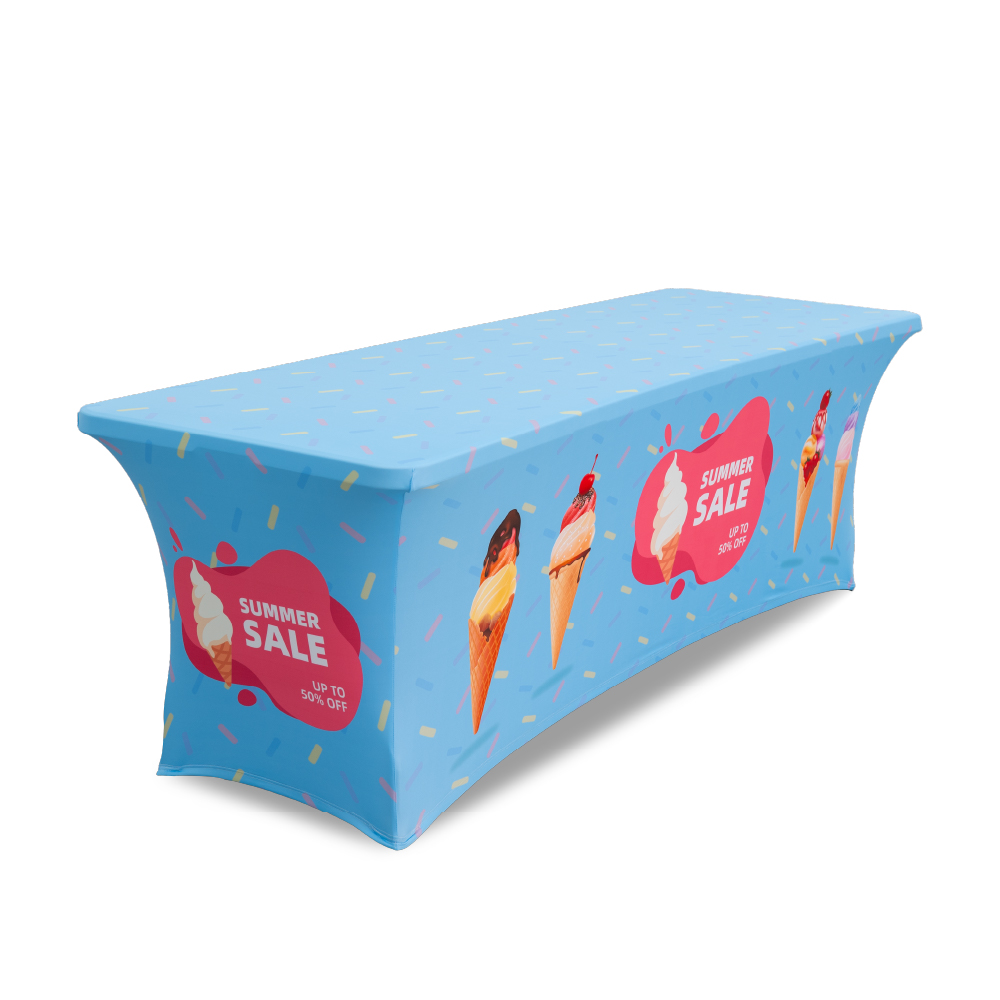 8ft 4-sided Stretch Table Cover