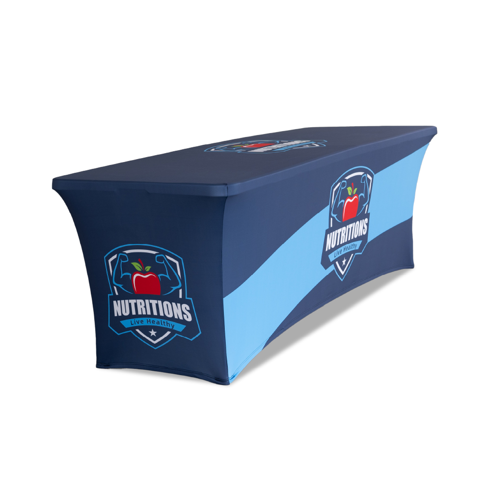 8ft 3-sided Stretch Table Cover