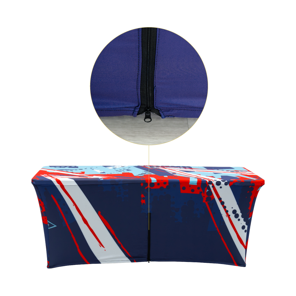6ft Zipper Back Stretch Table Cover
