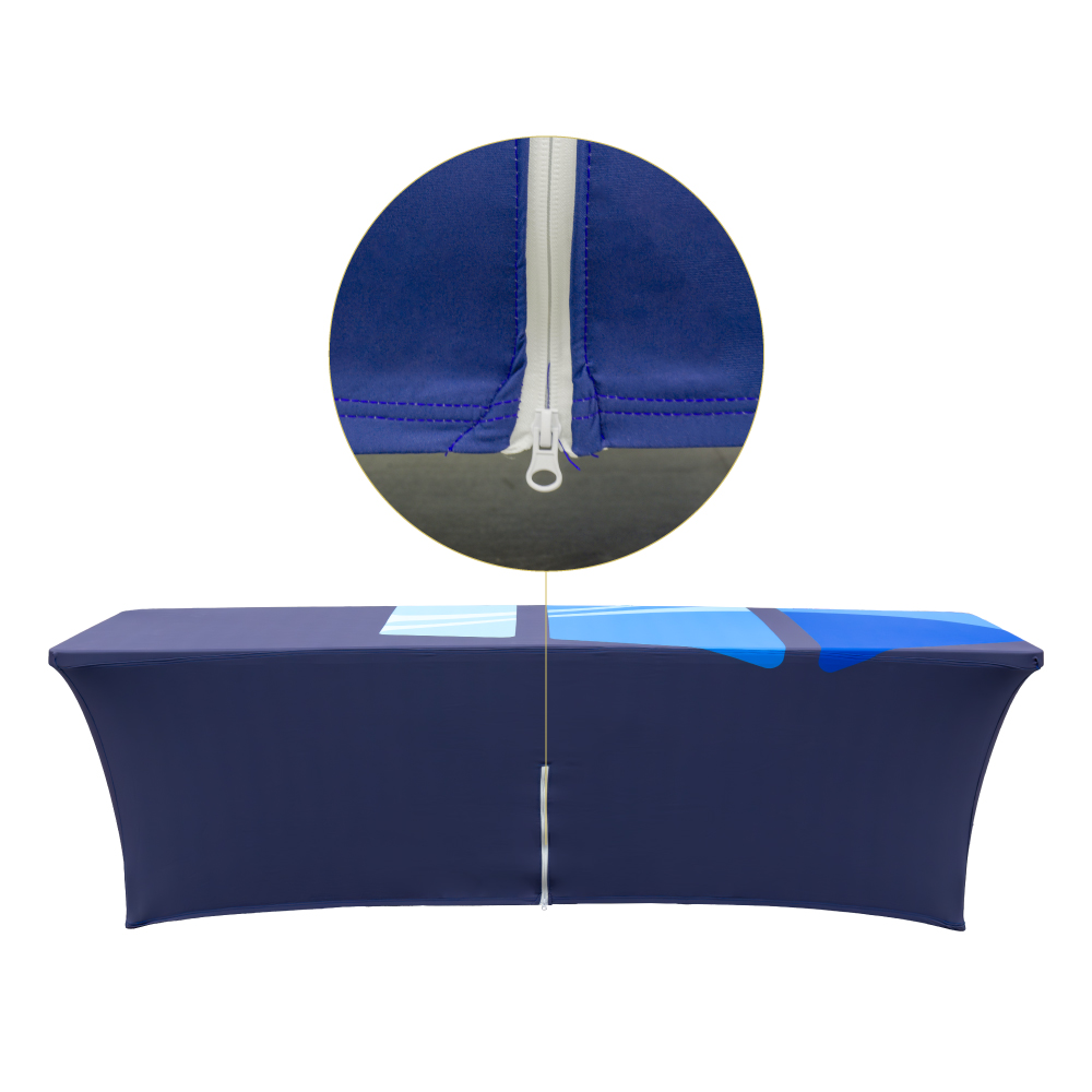 8ft Zipper Back Stretch Table Cover