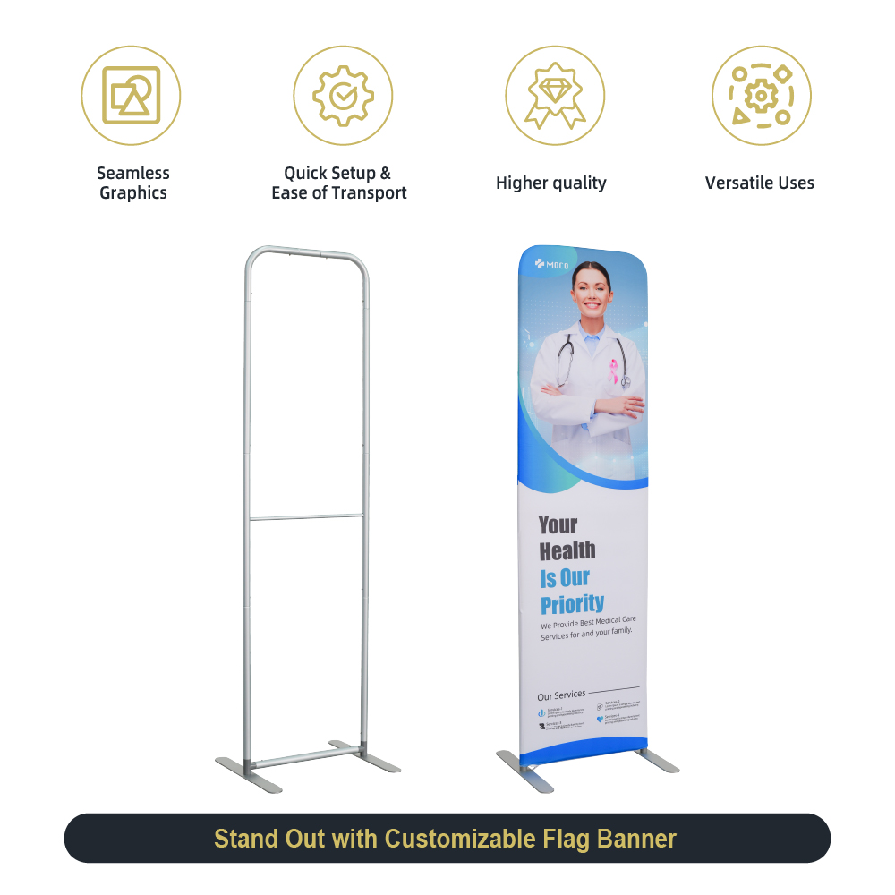 2ft Fabric Banner Stand