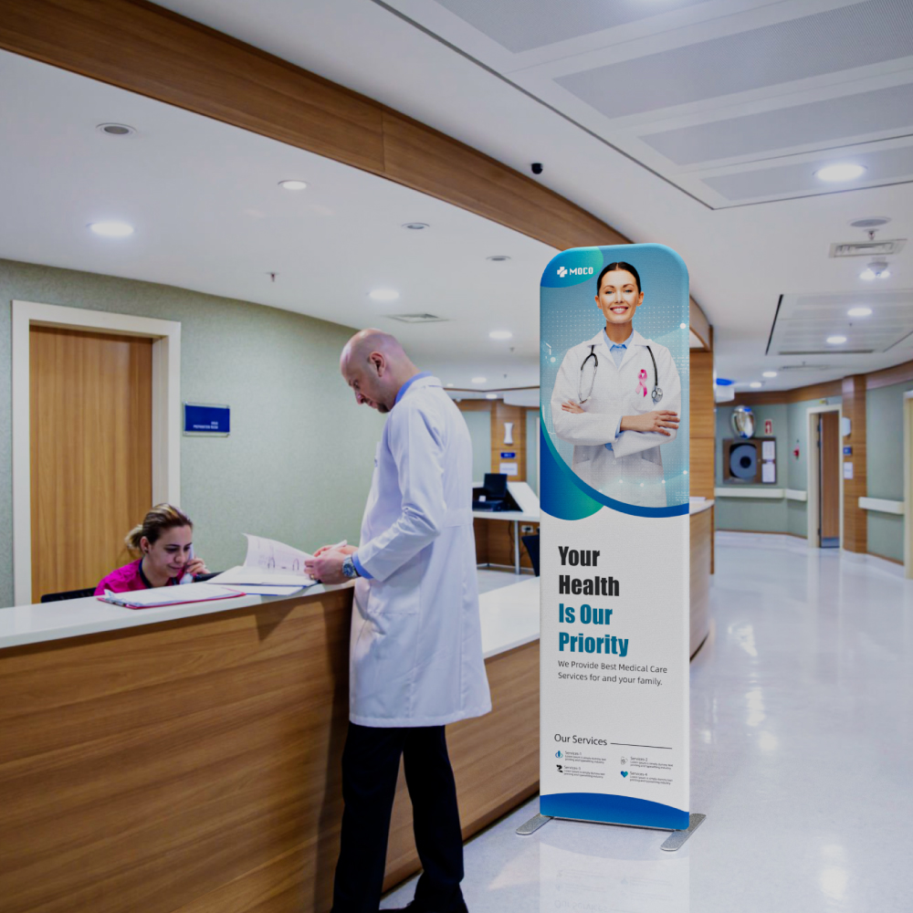 2ft Fabric Banner Stand