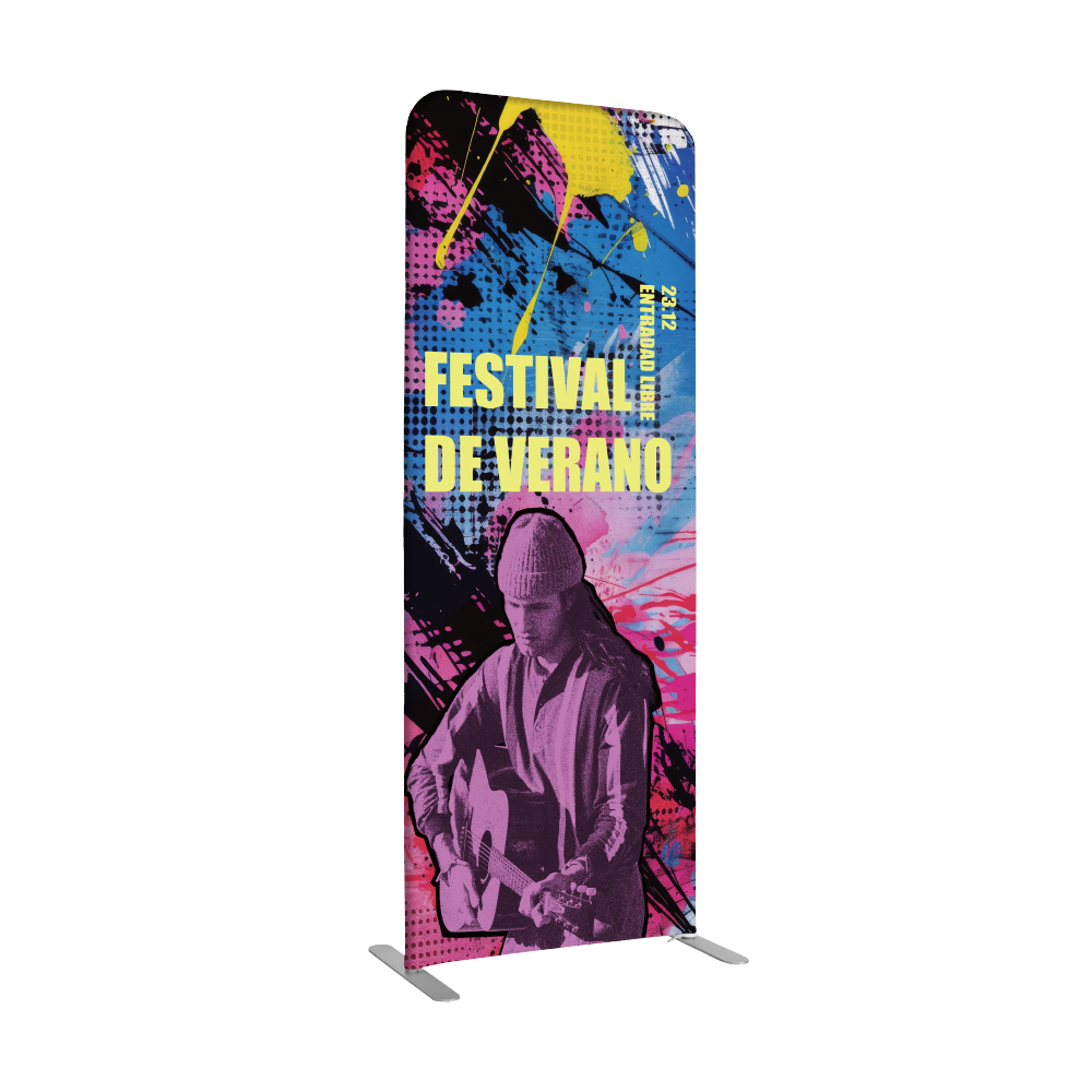 2.8ft Fabric Banner Stand