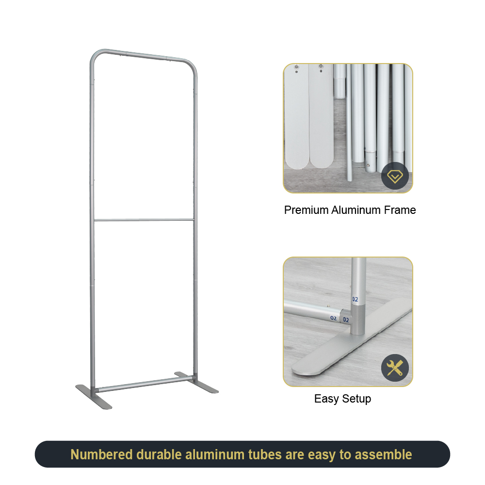 2.8ft Fabric Banner Stand