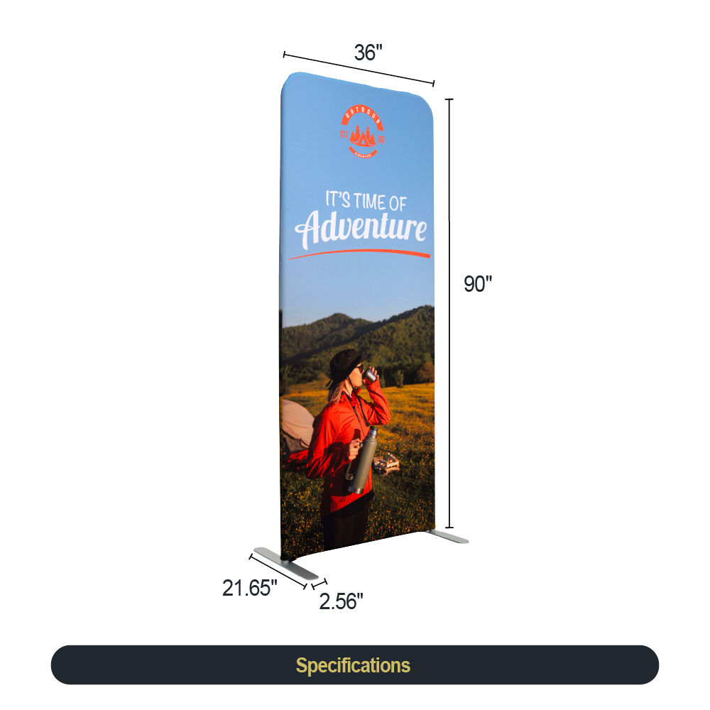 3ft Fabric Banner Stand