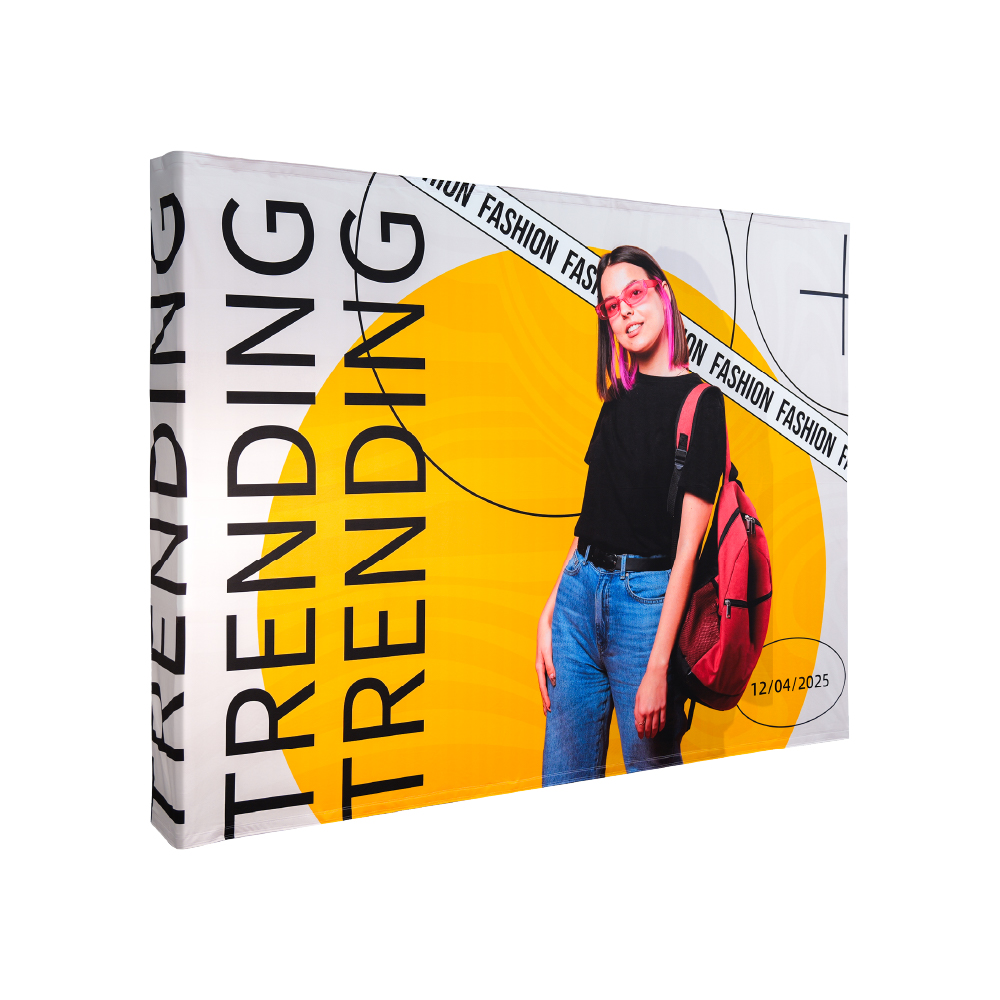 10ft Straight Fabric Popup Displays