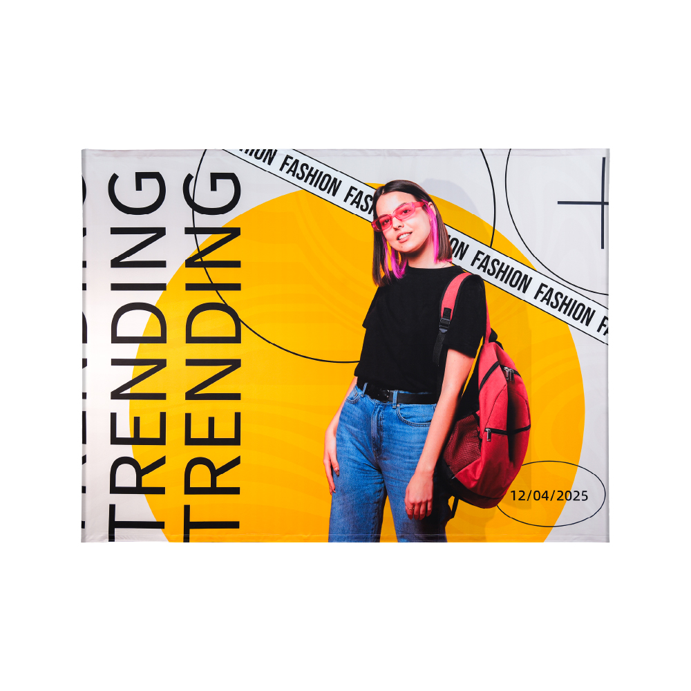 10ft Straight Fabric Popup Displays
