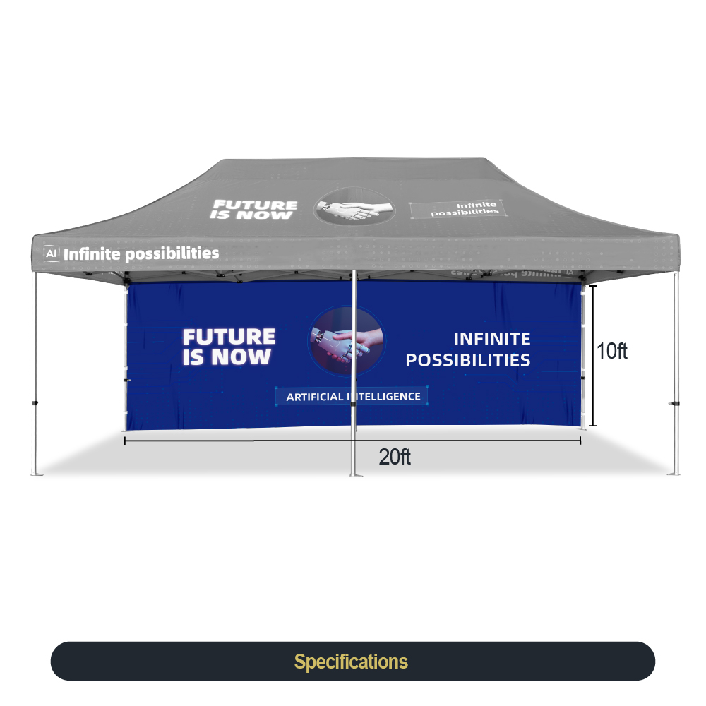 10x20 Custom Printed Full Wall