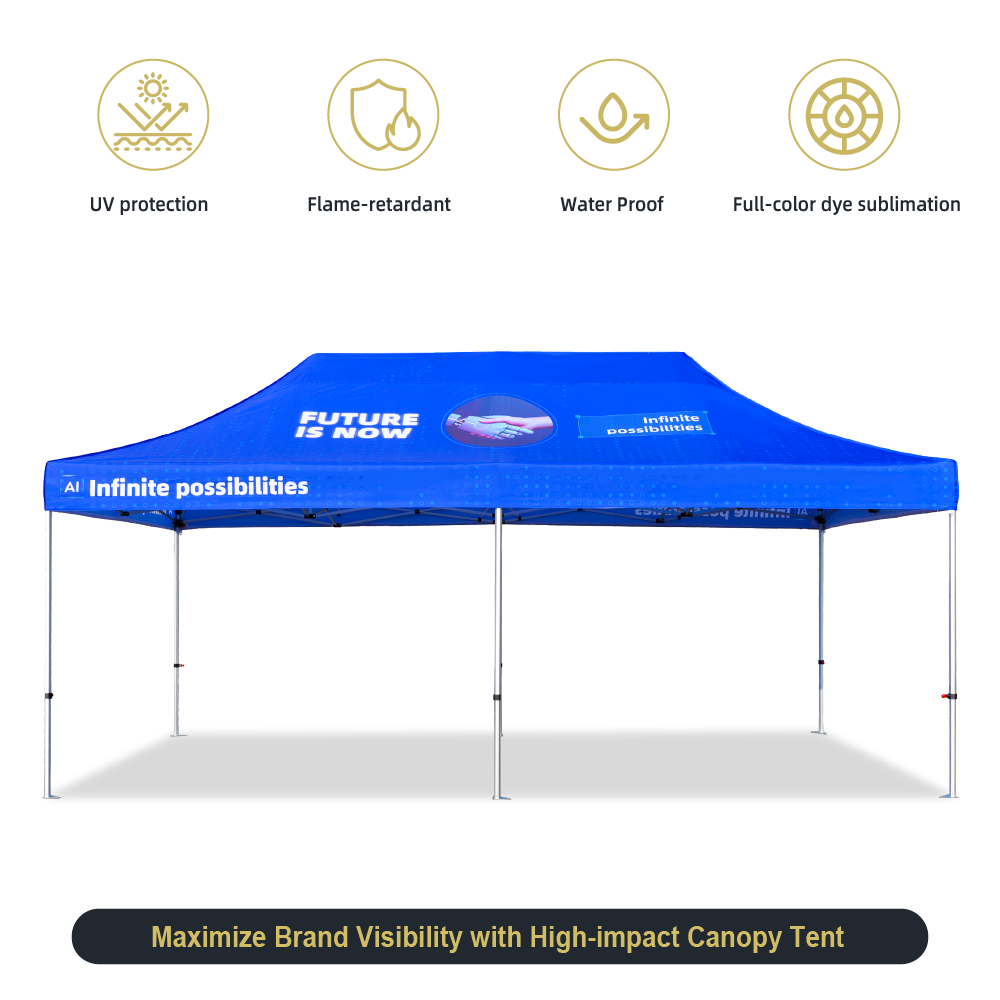 10x20 Custom Printed Canopy Tent