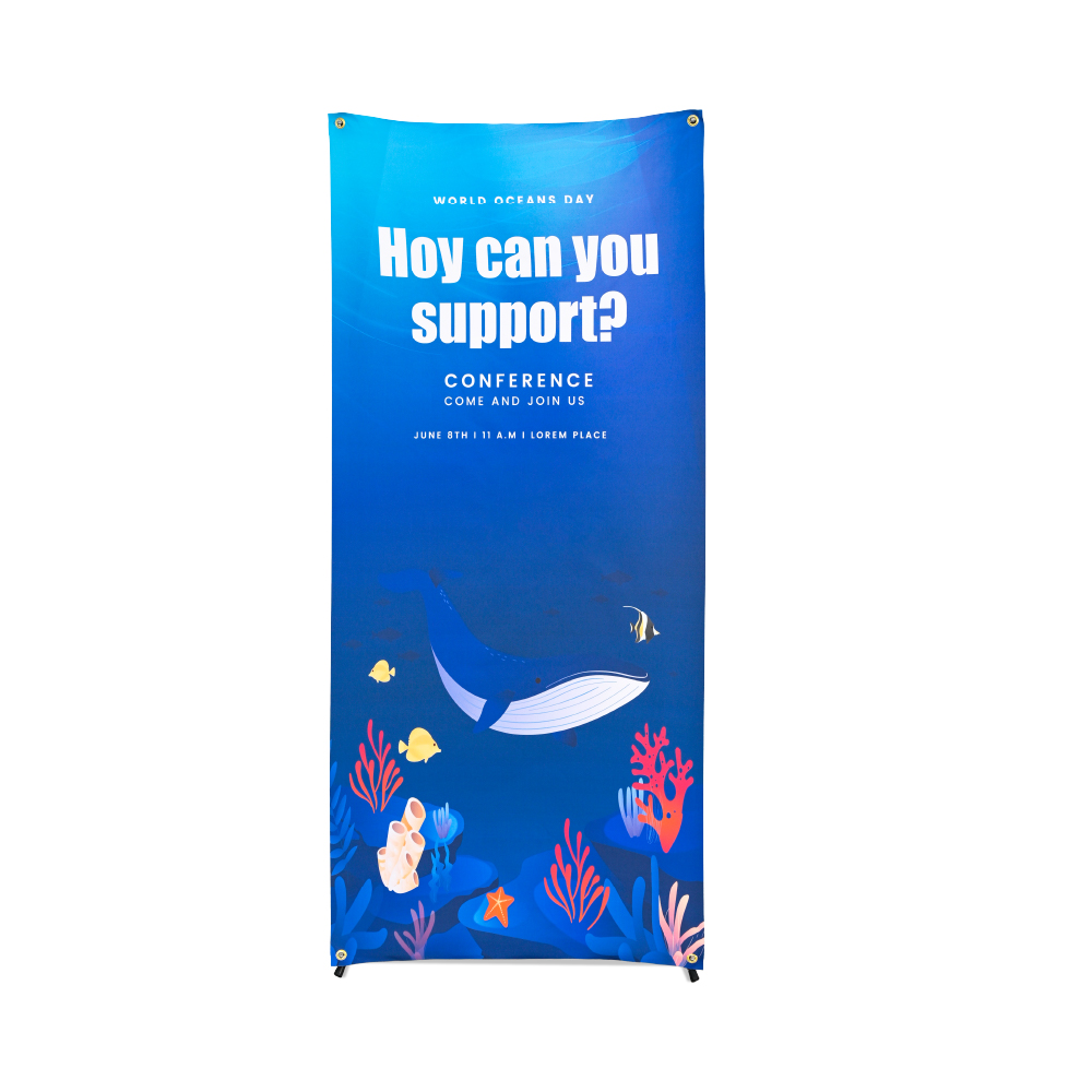 2.6ft X Banner