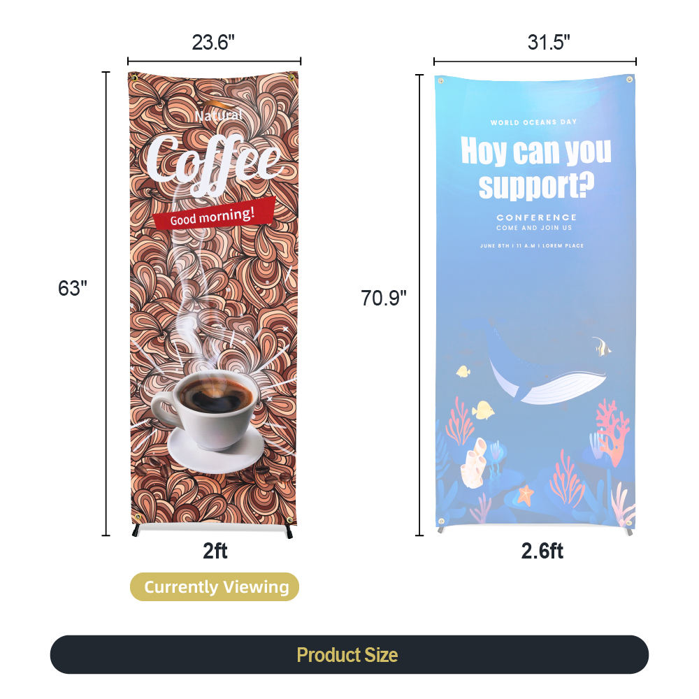 2ft X Banner
