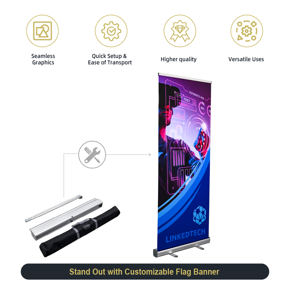 2.8ft Economy Roller Banner