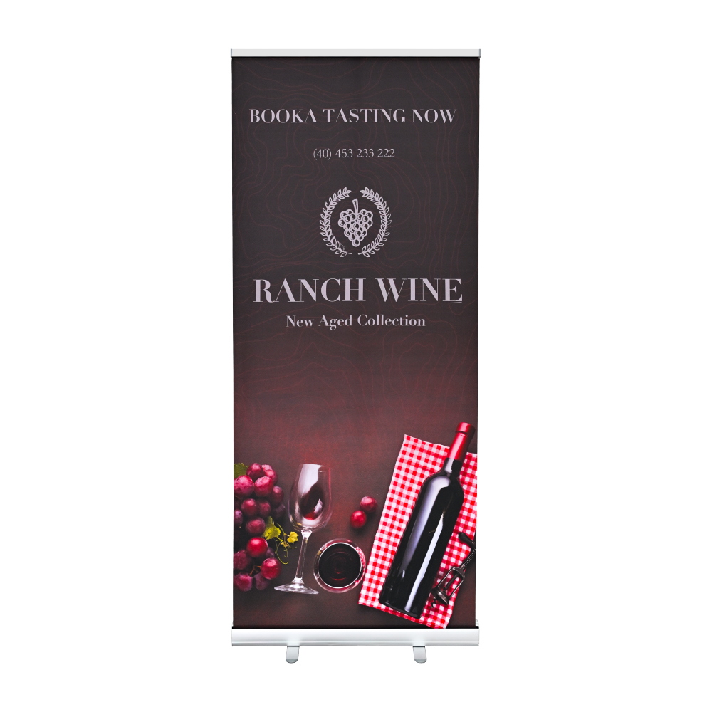 2.6ft Economy Roller Banner