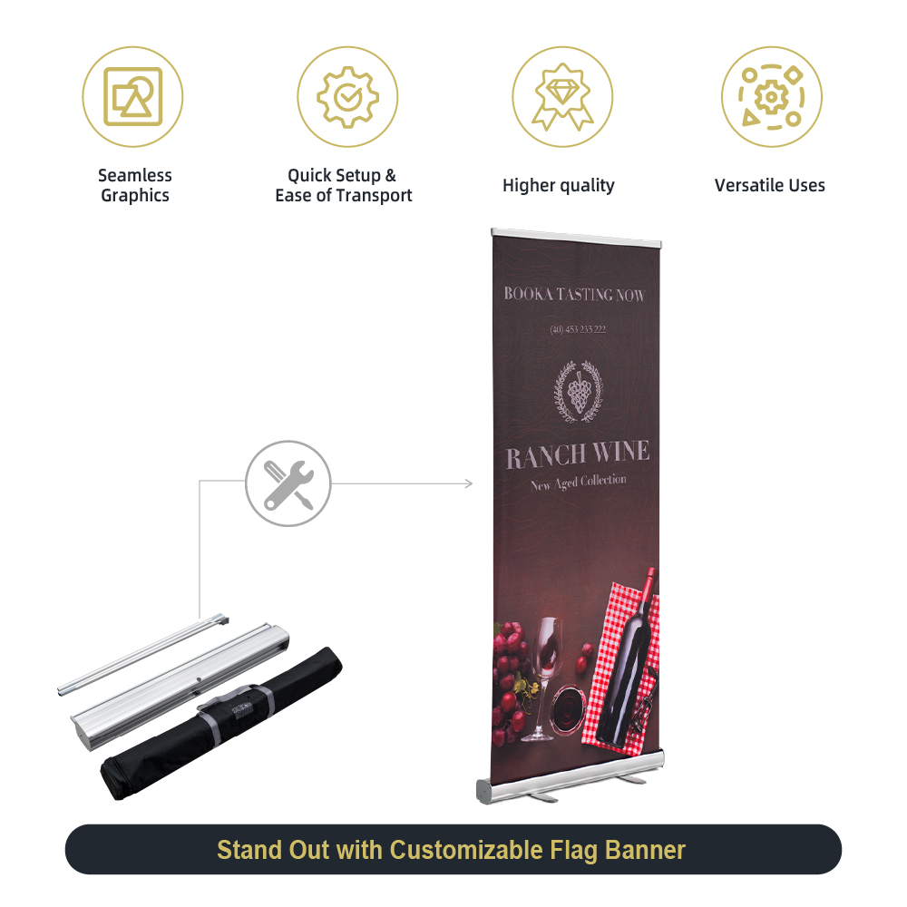 2.6ft Economy Roller Banner