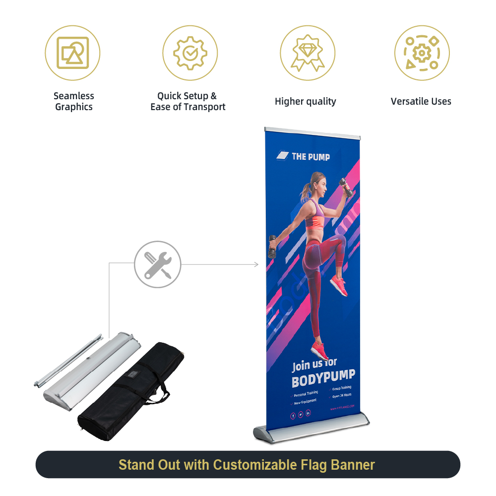 2.8ft Premium Roller Banner