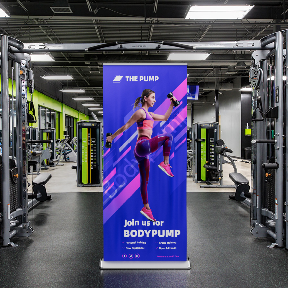 2.8ft Premium Roller Banner