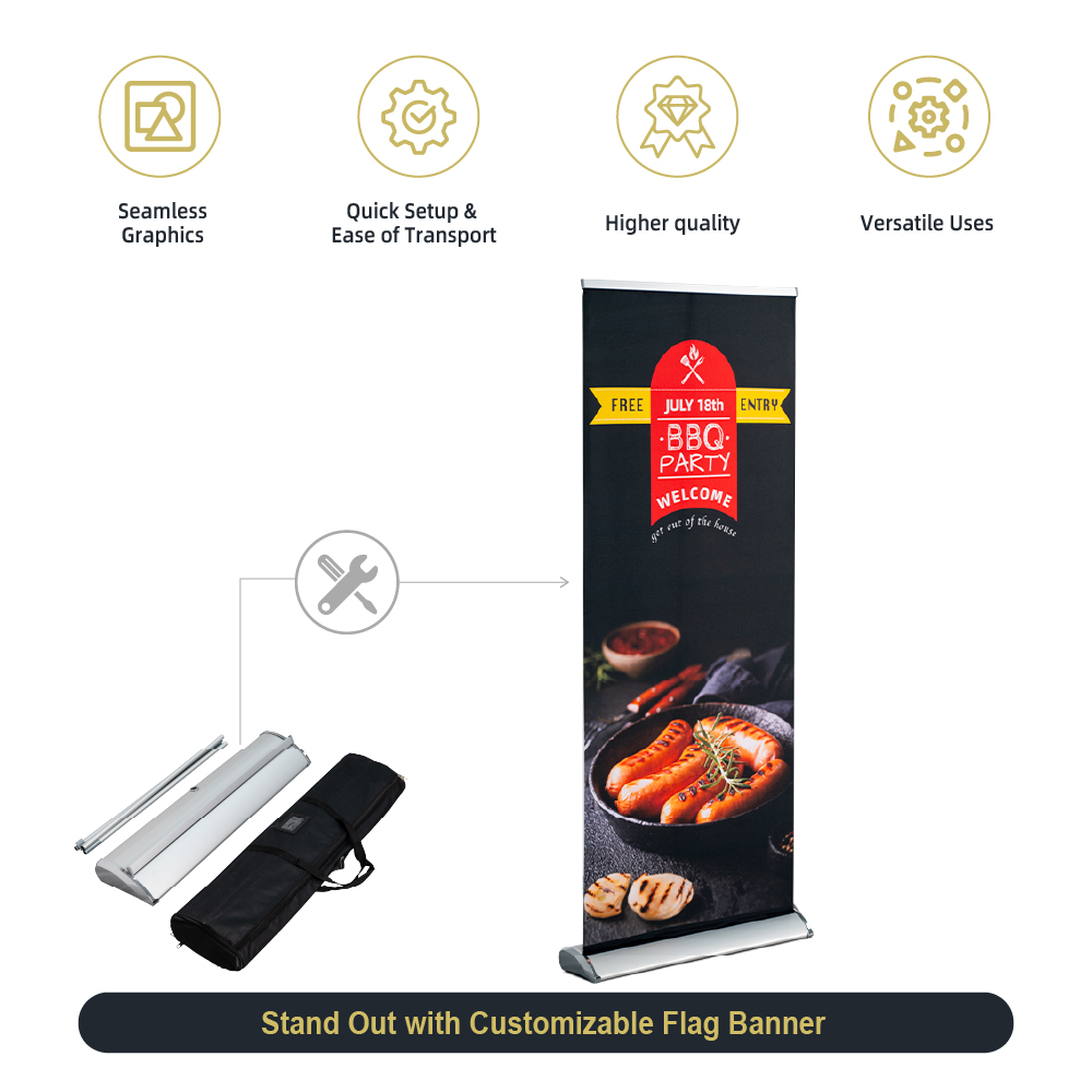 2.6ft Premium Roller Banner