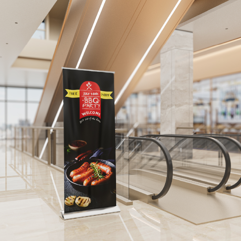 2.6ft Premium Roller Banner