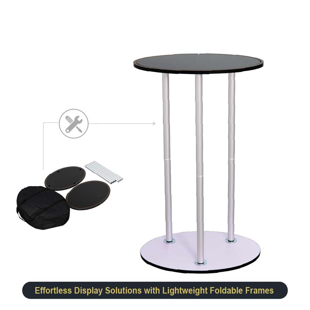 Oval Fabric Diplay Counter