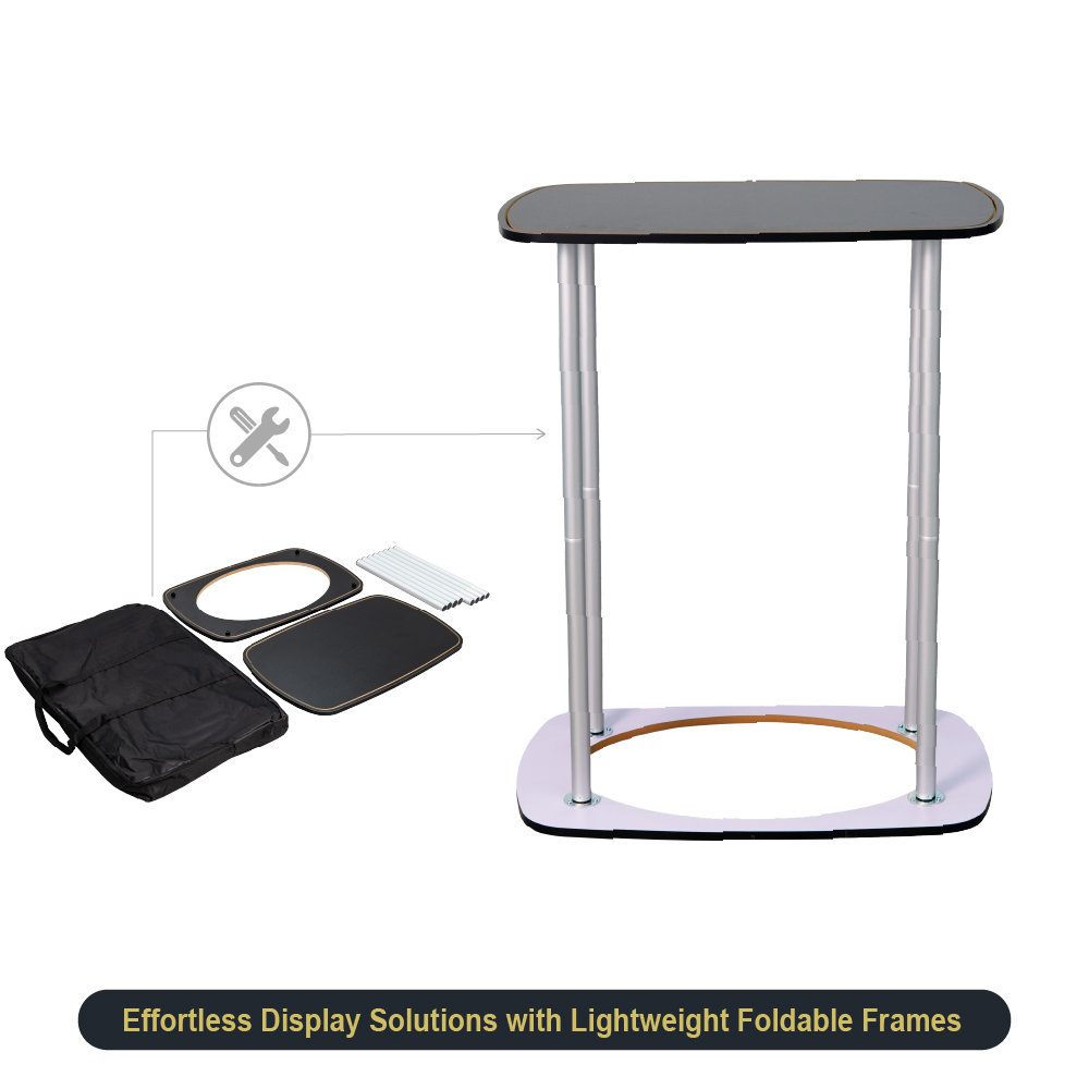Square Fabric Display Counter