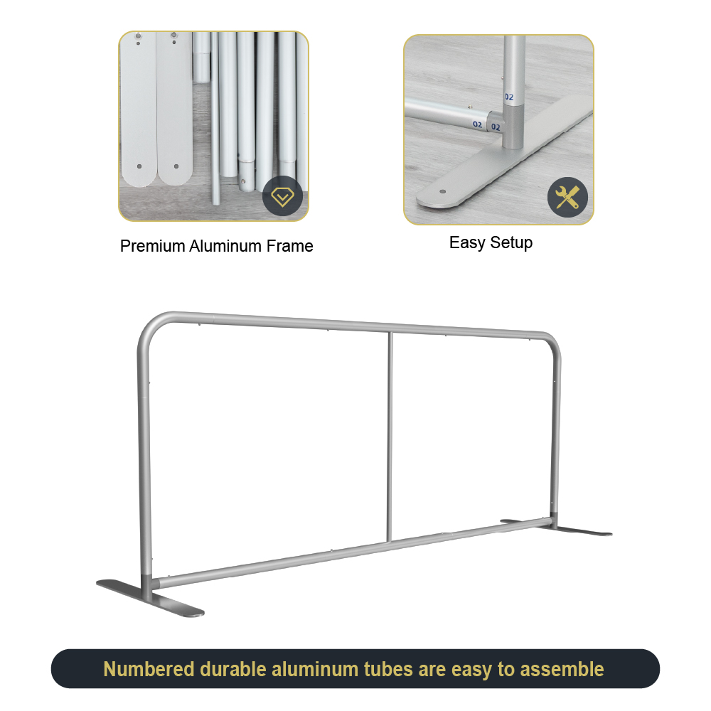 6.6ft Crowd Control Barriers