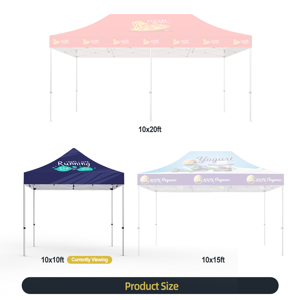 10x10 Custom Printed Canopy Tent