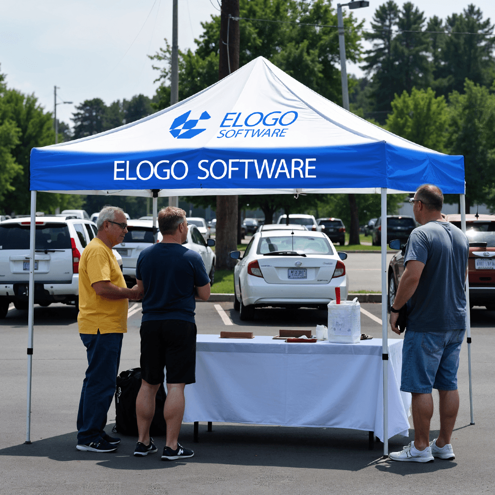 10x10 Custom Printed Canopy Tent